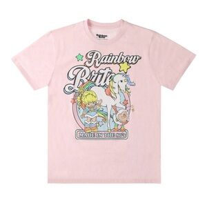 Rainbow Brite & Starlite Light Pink “Made in The 80’s” Graphic Tee~Size XL~NWT